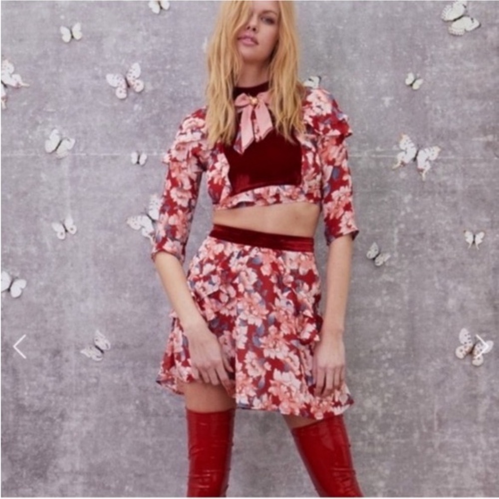 For love & lemons blossom skirt set